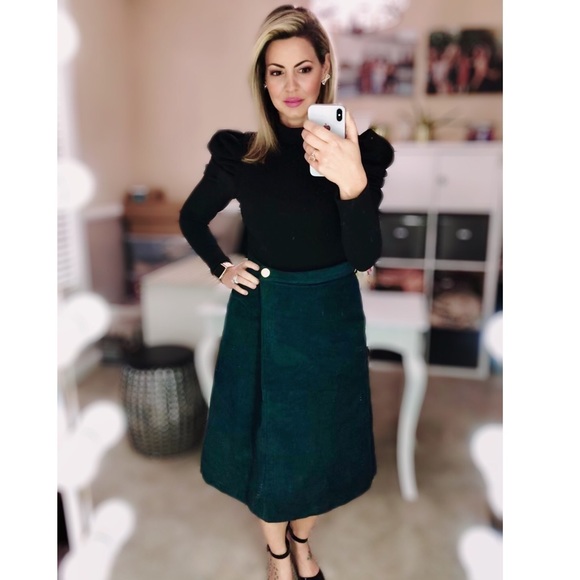 COPY - Long Puff Sleeve Bodysuit in Black - Picture 4 of 4